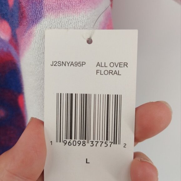 Juicy Couture TShirt Cropped Terry All Over Floral cropped - Picture 4 of 7